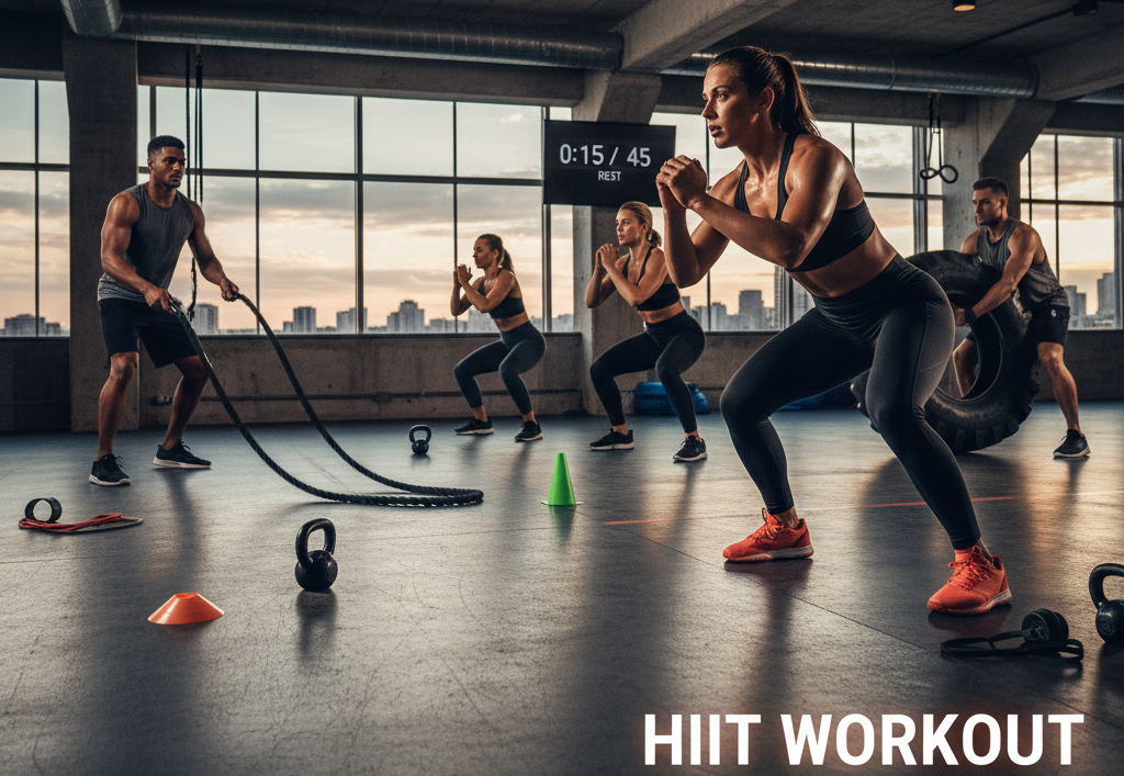Home HIIT Workout for Fat Loss in 15 Minutes