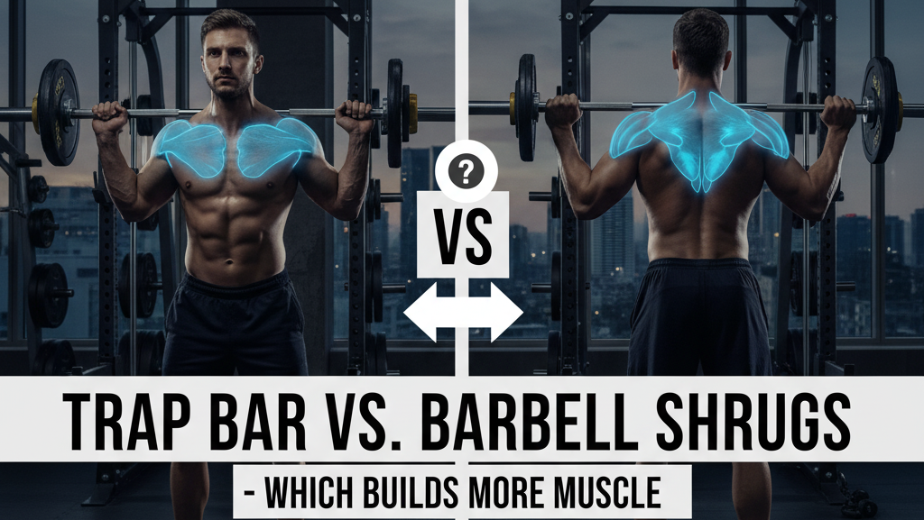 Trap Bar vs. Barbell Shrugs – Which Builds More Muscle?
