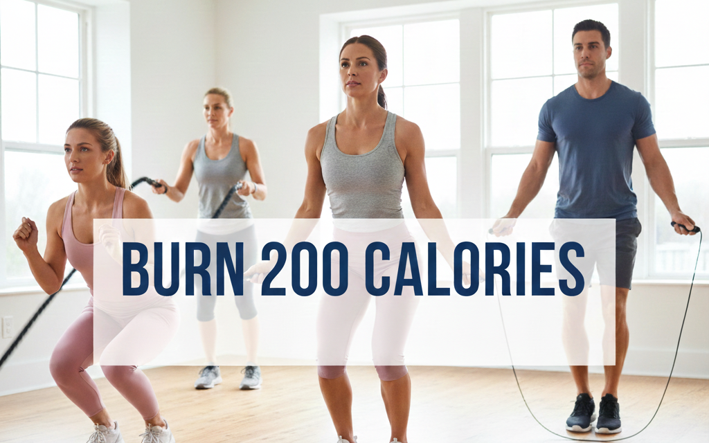 Fastest Ways to Burn 200 Calories