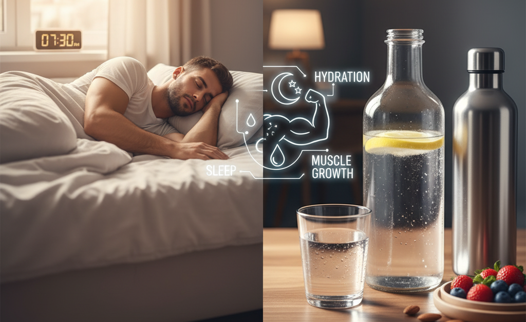 Why Sleep and Hydration Matter for Muscle Gains