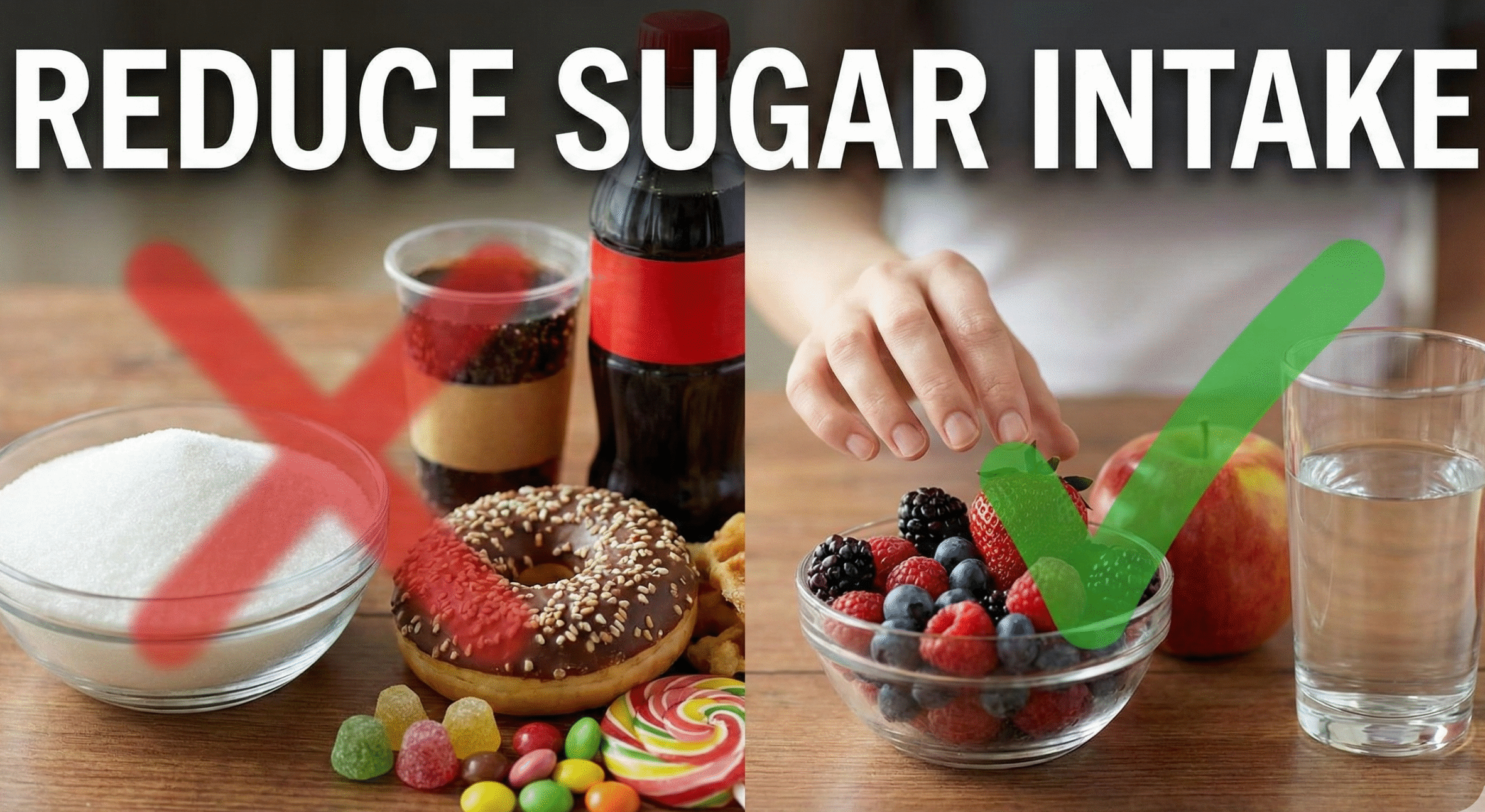 How to Reduce Sugar Intake Without Feeling Deprived