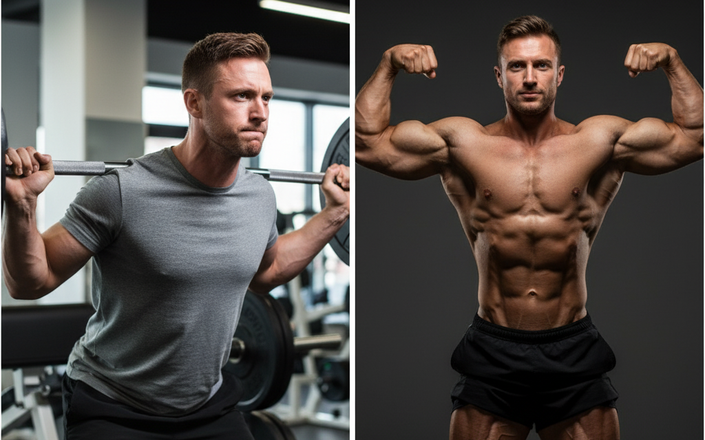 give me image for blog topic : How to Calculate Your Ideal Reps and Sets for Muscle Growth