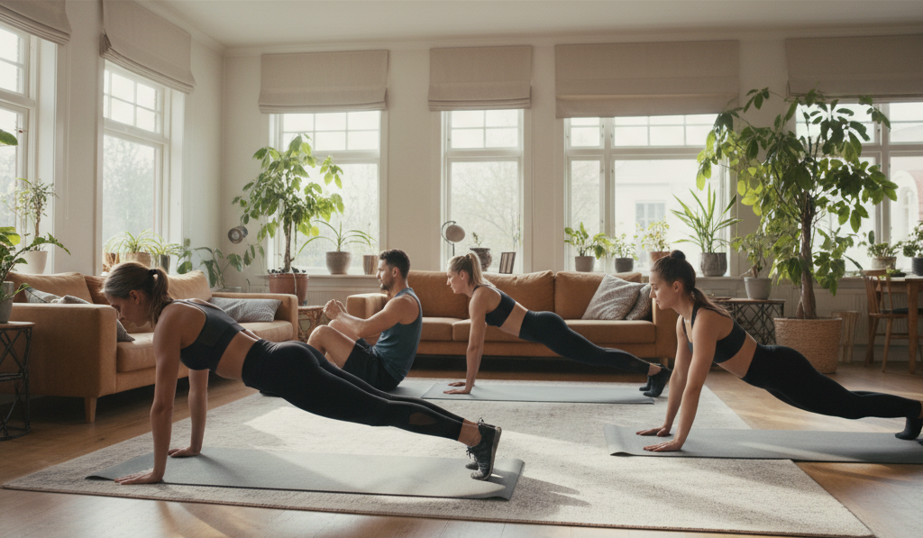 Core Workout at Home Using No Equipment